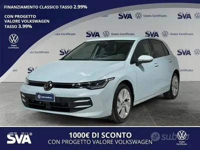 Nuova VW Golf VIII 150 CV (110 kW) 2025 Blu Berlina