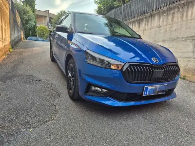 Usata Skoda Fabia Style 95 CV (69 kW) 2022 Blu/azzurro Utilitaria