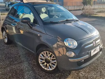 Begagnad Fiat 500C Lounge 69 HK (50 kW) 2014 Grå Cab