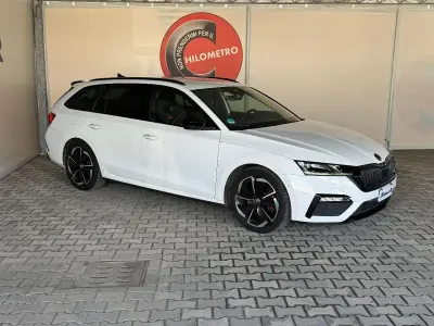Usata Skoda Octavia RS 200 CV (147 kW) 2021 Bianco Station wagon