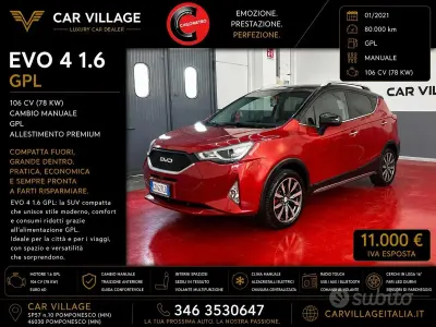 Usata EVO Evo 4 114 CV (83 kW) 2021 Rosso SUV