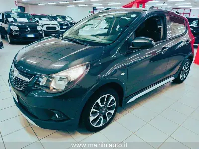 Usata Opel Karl Rocks 75 CV (55 kW) 2018 Grigio scuro Utilitaria