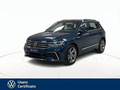 Usata VW Tiguan R-line 150 CV (110 kW) 2021 Blu / pastello SUV