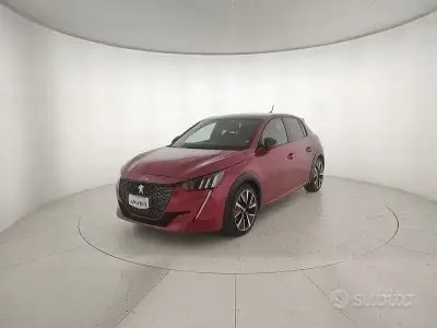 Usata Peugeot 208 GT 131 CV (96 kW) 2021 Rosso Utilitaria