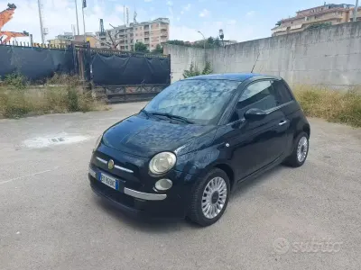 Usata Fiat 500 Lounge 69 CV (50 kW) 2012 Nero Berlina