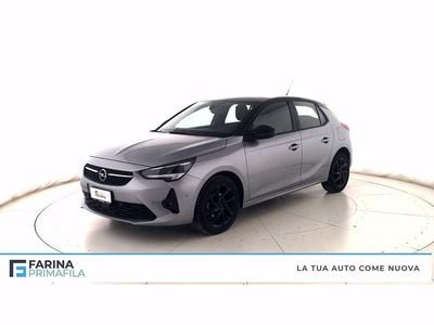 Usata Opel Corsa GS Line 101 CV (74 kW) 2022 Grigio chiaro tetto nero Utilitaria