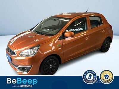 Usata Mitsubishi Space Star 71 CV (52 kW) 2020 Arancione pastello Utilitaria