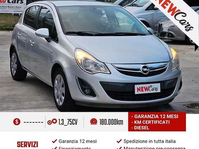 Usata Opel Corsa Cosmo 75 CV (55 kW) 2011 Argento Berlina