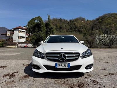 Usata Mercedes E350 Premium 252 CV (185 kW) 2014 Bianco Berlina
