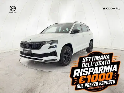 Usata Skoda Karoq SportLine 116 CV (85 kW) 2022 Bianco SUV