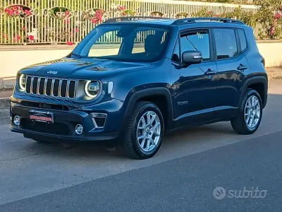Usata Jeep Renegade Limited 130 CV (95 kW) 2020 Blu SUV