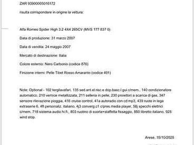 Usata 2007 Alfa Romeo Spider Exclusive Cabrio | 27.900 € (Molto cara)