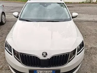 Usata Skoda Octavia Ambition 150 CV (110 kW) 2020 Bianco Station wagon