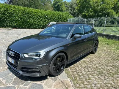 Usata Audi A3 S-Line 184 CV (135 kW) 2014 Grigio Berlina