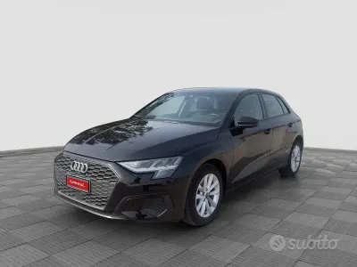 Usata Audi A3 116 CV (85 kW) 2022 Nero midnight Berlina