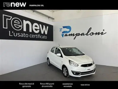 Usata Mitsubishi Space Star 71 CV (52 kW) 2020 Bianco Utilitaria