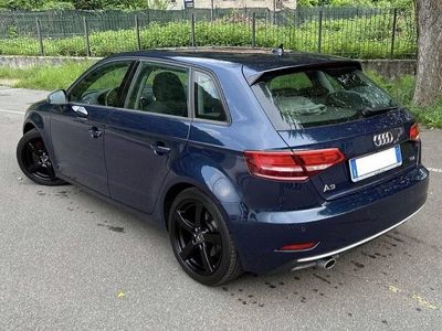 Usata Audi A3 Ambiente 116 CV (85 kW) 2018 Blu Berlina