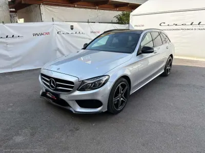 Usata Mercedes C180 Premium 170 CV (125 kW) 2018 Grigio Station wagon