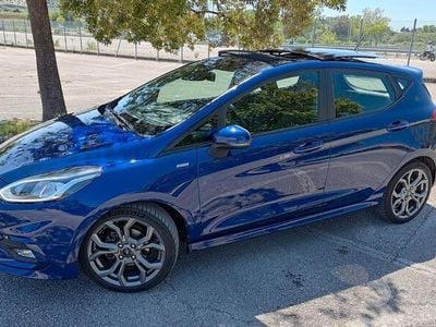 Usata Ford Fiesta ST-Line 86 CV (63 kW) 2018 Blu Utilitaria