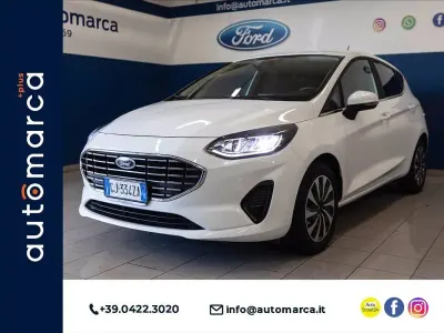 Usata Ford Fiesta Titanium 125 CV (91 kW) 2022 Bianco Utilitaria