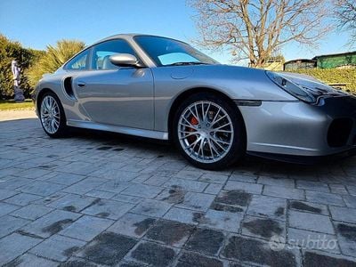 Usata Porsche 996 Turbo 2002 Grigio Coupé