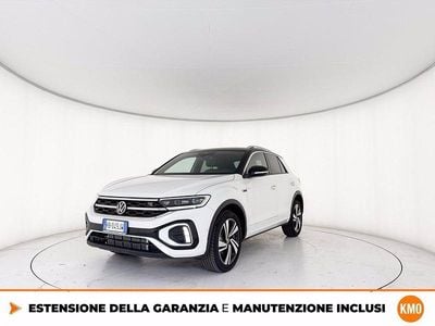 Nuova VW T-Roc R-line Plus 150 CV (110 kW) 2025 Pure white nero SUV