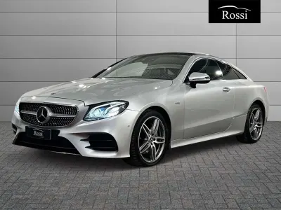 Usata Mercedes E220 Premium Plus 194 CV (142 kW) 2019 Argento metallizzato Coupé