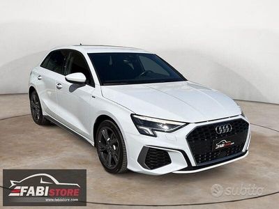 Usado Audi A3 S-Line 150 CV (110 kW) 2022 Blanco Berlina