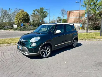 Usata Fiat 500L Trekking 85 CV (62 kW) 2014 Verde Monovolume