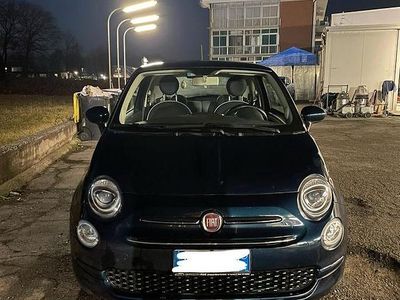 Usata Fiat 500 Lounge 69 CV (50 kW) 2018 Blu/azzurro Utilitaria