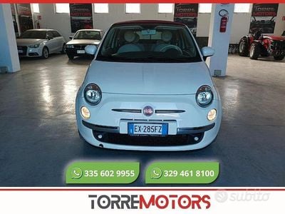 Usata Fiat 500C Lounge 69 CV (50 kW) 2014 Bianco Cabrio