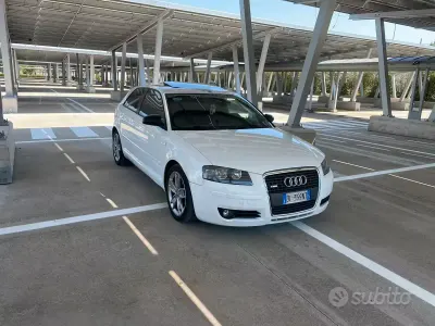 Usata Audi A3 S-Line 140 CV (102 kW) 2007 Bianco Utilitaria