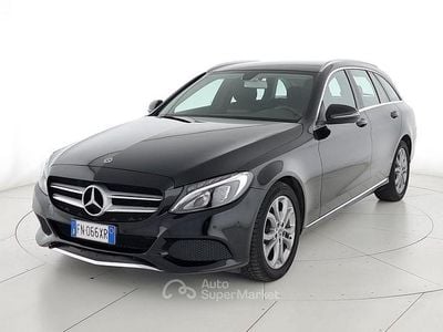 Usata Mercedes C200 Business 136 CV (100 kW) 2018 Nero Station wagon
