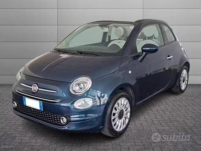 Usata Fiat 500C Lounge 69 CV (50 kW) 2020 Blu Cabrio