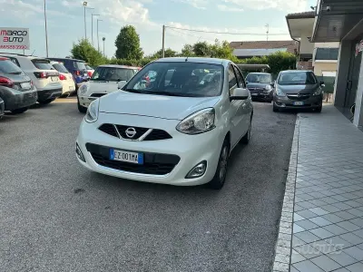 Usata Nissan Micra Acenta 80 CV (58 kW) 2015 Bianco Utilitaria
