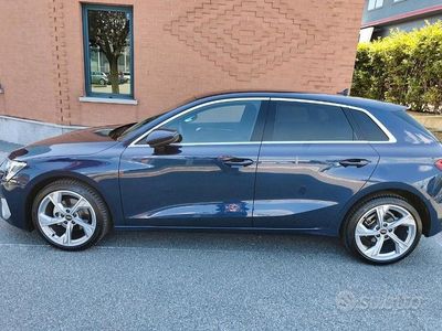 Usata Audi A3 Advanced 116 CV (85 kW) 2023 Blu/azzurro Berlina