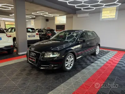 Usata Audi A3 Sportback 105 CV (77 kW) 2011 Nero Utilitaria