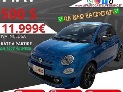 Usata Fiat 500 S 69 CV (50 kW) 2018 Blu Berlina