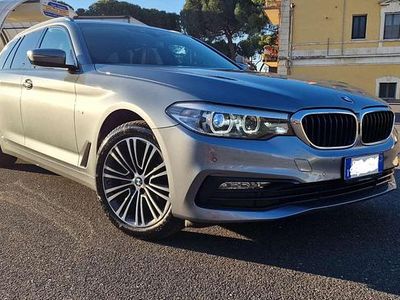 Usata BMW 520 Sport Line 190 CV (139 kW) 2017 Grigio Station wagon