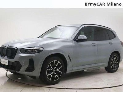 Usata BMW X3 M Sport 190 CV (139 kW) 2022 Brooklyn grey metallic SUV