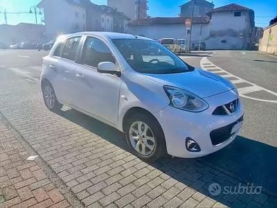 Gebraucht Nissan Micra Acenta 80 PS (58 kW) 2014 Weiß Kleinwagen