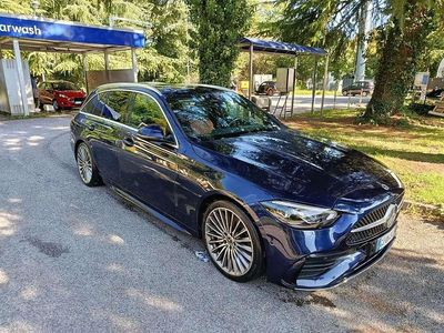 Usata Mercedes C220 Premium Plus 200 CV (147 kW) 2022 Blu/azzurro Station wagon