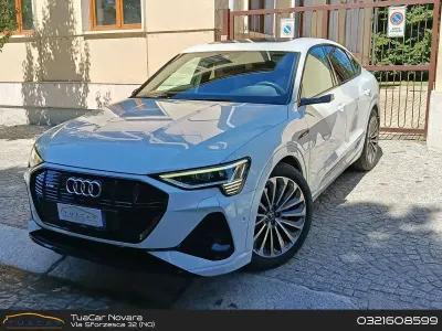 Usata Audi e-tron S-Line 300 kW (408 CV) 2021 Bianco SUV