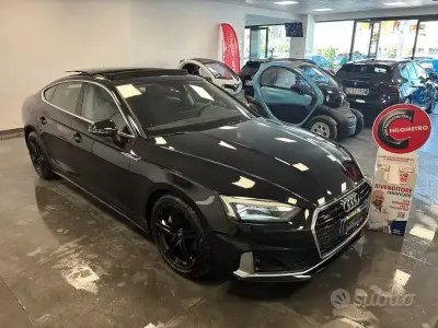 Usata Audi A5 Sportback Ambiente 190 CV (139 kW) 2020 Nero Utilitaria