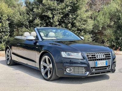Usata Audi A5 Cabriolet S-Line 239 CV (175 kW) 2011 Blu/azzurro Cabrio