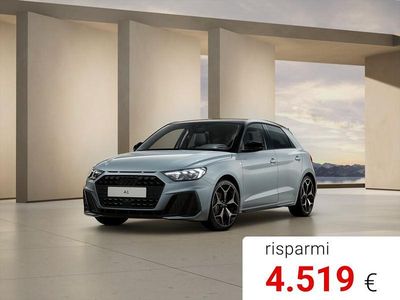 Nuova Audi A1 Sportback Design 116 CV (85 kW) 2025 Grigio chronos metallizzato nero mito me Utilitaria