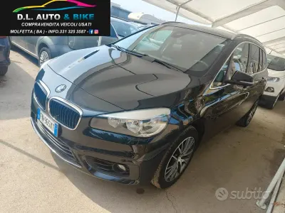 Usata BMW 218 Gran Tourer Advantage 150 CV (110 kW) 2016 Nero Monovolume