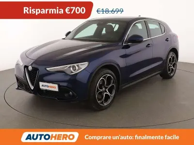 Usata Alfa Romeo Stelvio Business 209 CV (153 kW) 2019 Blu SUV