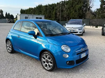 Usata Fiat 500 S 69 CV (50 kW) 2015 Blu Utilitaria