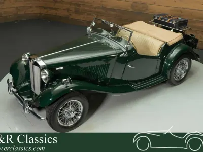Usata MG TD 54 CV (39 kW) 1953 Verde Cabrio